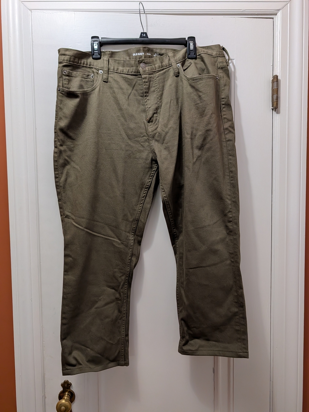 Old Navy Olive Chino Pants for Men